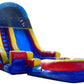 20'H Rainbow Screamer Slide w/ Slip n Splash